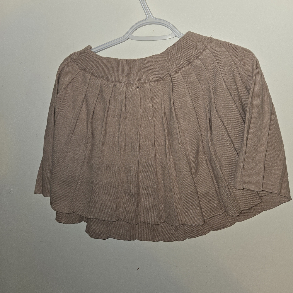 Dynamite Taupe Poncho Sweater
